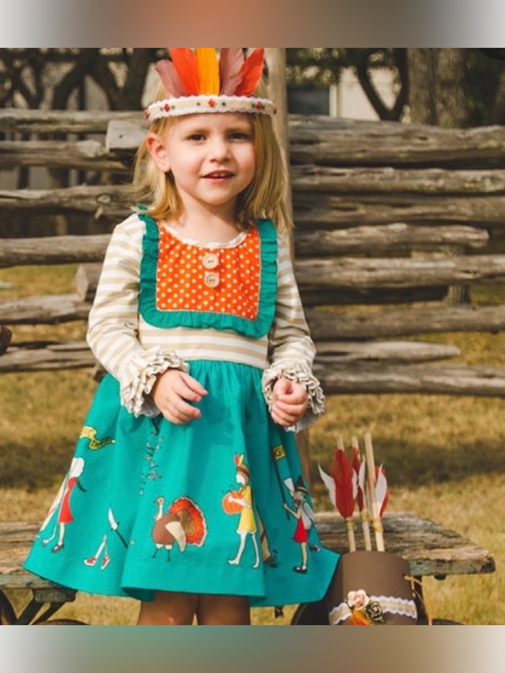 Eleanor Rose Thanksgiving day parade dress & Emily Rose Thanksgiving outfit